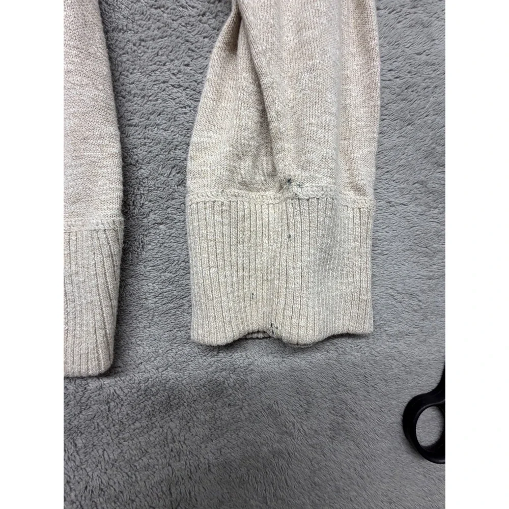 Eddie Bauer Mens XXL Beige Cotton Crewneck Pullover Sweater Marl Knit Heathered - Picture 5 of 5